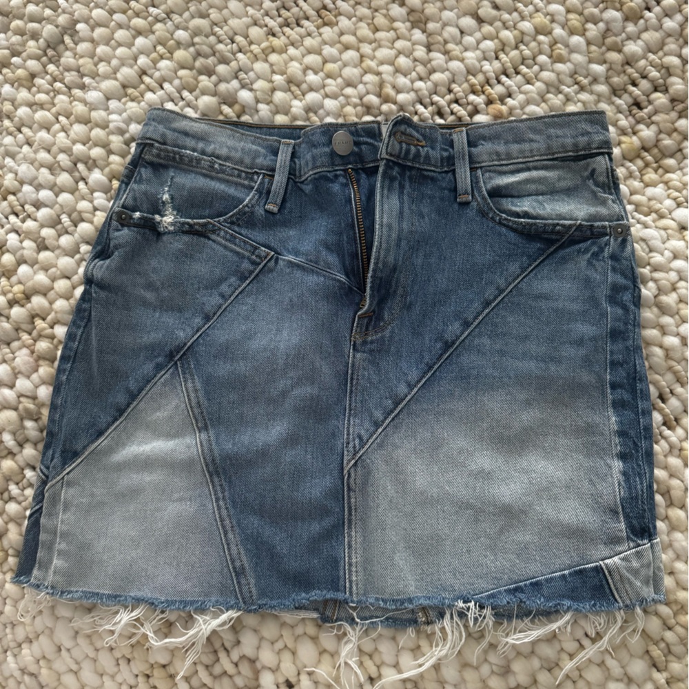 Frame Denim Mini Skirt